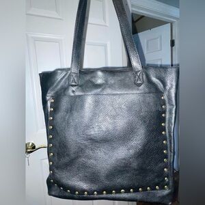 GH Bass leather tote bag